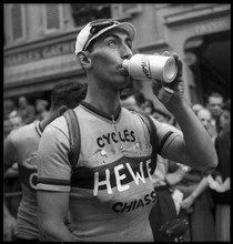 Tour of Switzerland 1946: cyclist Emilio Croci-Torti