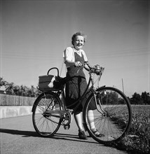 Fridy Steiner, midwife 1945.