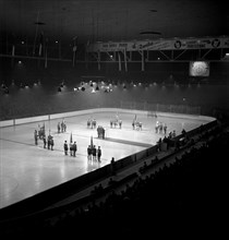 Ice Hockey World Championship Zurich 1953: opening ceremony.