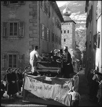 February custom in the Valais, around 1950.