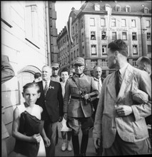 General Guisan at the commemoration 500 years Battle of St. Jakob an der Birs, Basle 1944.