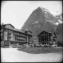 On the Kleinen Scheidegg 1958.