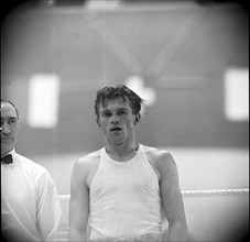 Boxer Jerzy Adamski, ca. 1960.