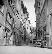 Wohllebgasse in Zürich 1948