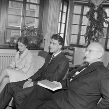 Adrienne and Christian Vöchting and Emil Landolt 1963.