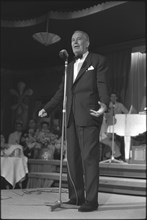 Maurice Chevalier at Palace Hotel, Gstaad 1962 .