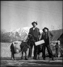 February custom in the Valais, around 1950.