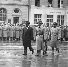 Präsident William S. Tubman in Switzerland 1956