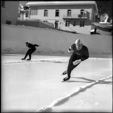 Knut Johannesen, speed skater 1960.