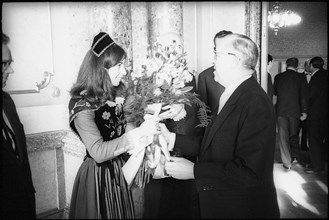 Hans Conzett is elected president of the National Council, Berne 1967.