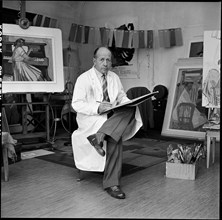 Albert Rüegg,painter 1956.