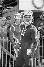 Skiing WC Val Gardena 1970: Annemarie Pröll and Annerösli Zryd