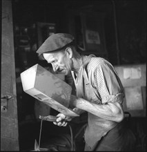 Blacksmith Jakob Käser around 1954