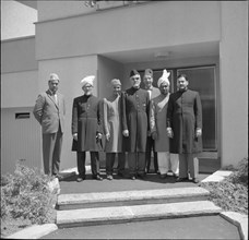 Pakistani notables at opening of Mahmud Mosque Zurich 1963