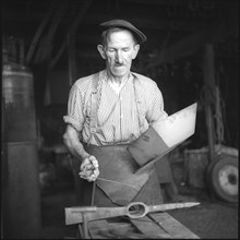 Blacksmith Jakob Käser around 1954