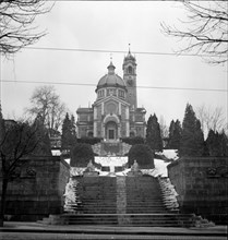 Zurich Enge church around 1950