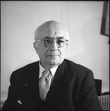 Salvador de Madariaga, erudite, politician, 1955