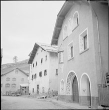 Building, Marmorera around 1953