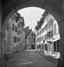 Bienne, lane in the old town