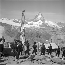 An official reception and press conference for The Year of the Alps and the 100th anniversary of