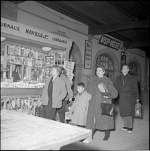 Jacobo Arbenz Guzman and family, station in Visp 1955