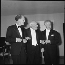 Martin Frank, Ernest Ansermet, Arthur Rubinstein, 1958