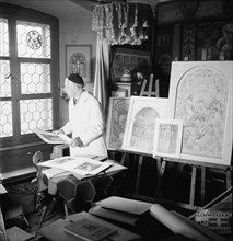 Richard A. Nüscheler, glass painter (1877-1950)