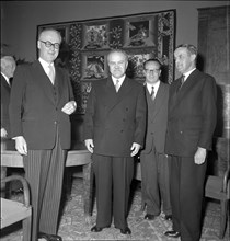 Federal president Rubattel, foreign minister Molotov, ambassador Molotchkov, member of federal