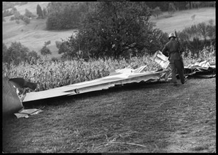 Crashed Flying Fortress, 1943