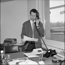 Office Worker at the Phone, 1968