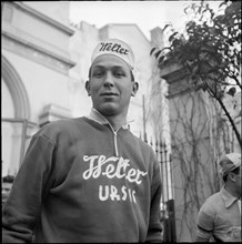 Carlo Clerici, racing cyclist, around 1954