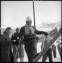 Racing skier Adolf Mathis, 1961