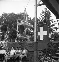 Catholics' Day at the amphitheater in Windisch 1953: Address of Federal Conciler Joseph Escher