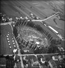 Catholics' Day at the amphitheater in Windisch 1953