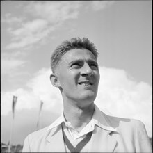 Tennisman Max Albrecht, ca. 1950