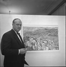 Painter Willy Charles Erismann, exhibition in Zurich 1960