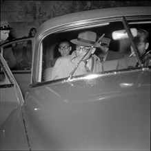 Spy trial against Rudolf Rössler (front) and Xaver Schnieper (back), Lucerne 1953