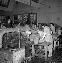 Hat factory, milliner supplier, La Moderna, Giubiasco, around 1955