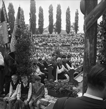 Catholics' Day at the amphitheater in Windisch 1953