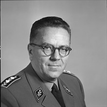 Major general James Thiébaud, Môtiers 1965