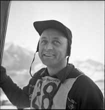 Skier Willy Albiez, ca. 1950