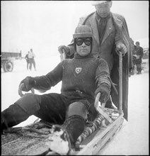 Bobsledder Heinrich Angst ca. 1950