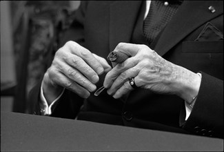 Arthur Rubinstein's hands, Zurich 1977