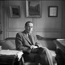 Author Gustave Roud, Carouge 1955