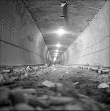 San Bernardino tunnel under construction 1964