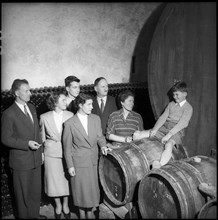 Federal Councillor Paul Chaudet and his family 1954