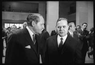 Gerard C. Smith (USA) and Alexei Roschtschin (USSR). Geneva 1969