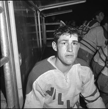 Ice-hockey player Roger Chappot, Villars 1963