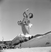 Liliane Crosa, figure skater 1959