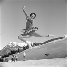 Liliane Crosa, figure skater 1959